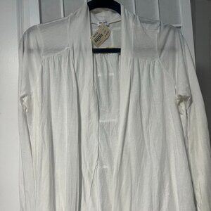 NWT Splendid White Open Cardigan Size Large